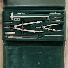 🔥K & E 11” Arrow Ringhead Bow Pencil  German 601 Drafting Tool Set