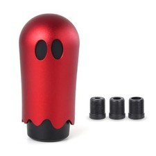 Ghost Shift Knob, Aluminum Weighted Automotive Gear Shift Manual knobs Red