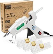 Mini Hot Glue Gun Kit with 30 Glue Sticks, High Temp Fast Heating Melt Gun for