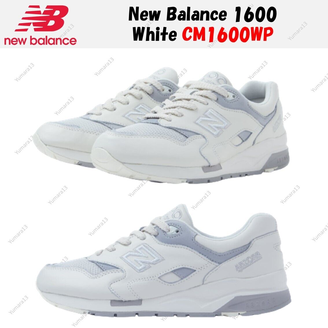 New Balance 1600 White CM1600WP Unisex Shoes Men's Size | eBay New Balance 1600 White CM1600WP Unisex Shoes Men's Size | eBay