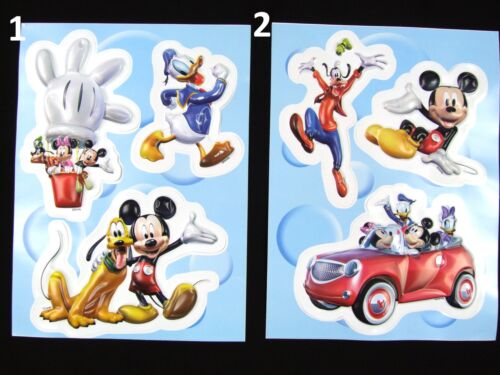 Disney 3D Mickey Mouse And Friends Wall Decor Stickers Crafts Books  - Afbeelding 1 van 1