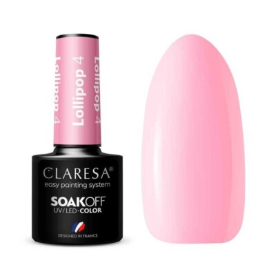 4 Lollipop UV Nagellack 5 ml Claresa pink Shellac