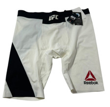 NWT UFC Reebok Size 2xl Octagon Vale Tudo Shorts w/DRAWSTRING Chalk S14R