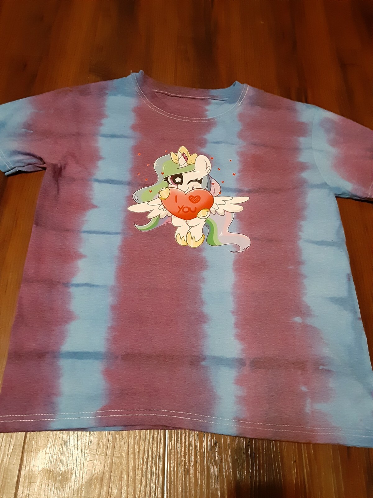 Camicia pony giovane Xlarge tie dye