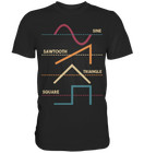 Modularer Synthesizer Analog Wellenform T-Shirt