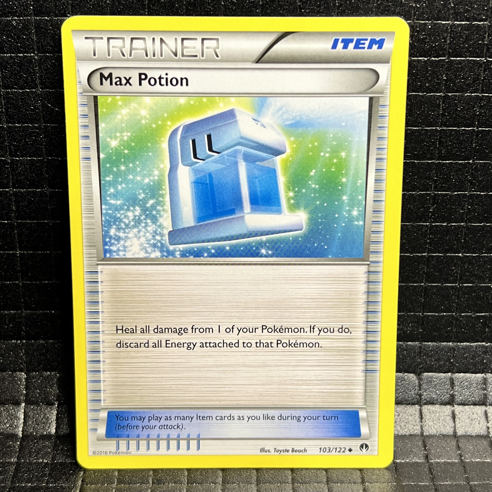 Max Potion #103/122 BREAKPoint Uncommon Trainer Pokemon Card