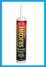 IMPERIAL 600 Degree High Heat RED Silicone Sealant 10.3 oz. #KK0205 FREE SHIP!