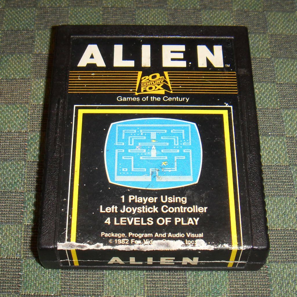 ALIEN pour Atari 2600 d'après le Film de Ridley Scott Giger 20th Century Fox
