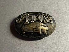 1978 Porsche Parade Belt Buckle - RARE Awesome L K