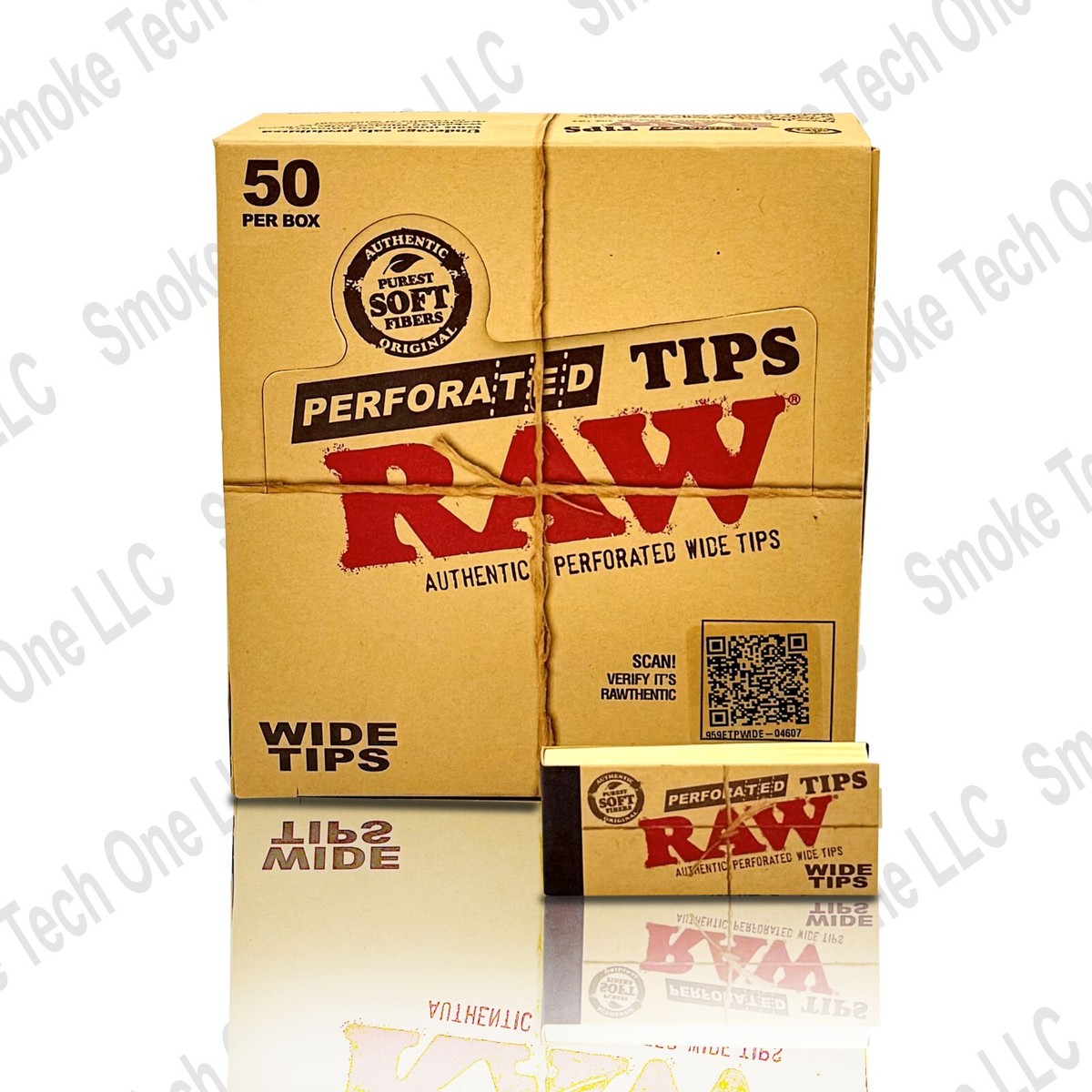 RAW Filtertips Cone Maestro Wide Ungebleicht, 24 Heftchen Pro Box = 1