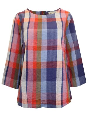 EX Seasalt Multi Stipple Shore kariertes RELAXED Top Größen 10, 12, 16 UVP 52,95 £