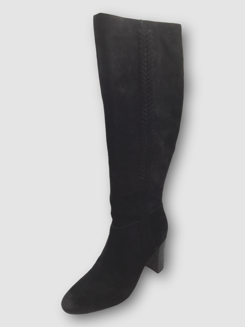 Stride into fall with authority with the coveted Power Boot  Over the knee Neiman Marcus high-heeled boots display picture 1