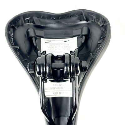 Selle De Vélo Roadmaster VA23174 – Mousse Polyuréthane Noire, Origine USA