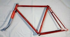 Raleigh CARLTON Road Bike FRAME & FORK Set Steel LUGGED Nottingham England Vtg