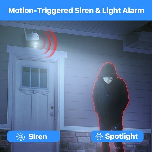 ZOSI 3MP Wireless CCTV System Wifi IP Audio Security Camera Outdoor 8CH