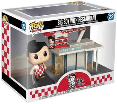 Funko Pop Town 22 Bob's Restaurant Big Boy with Restaurant Coffee Shop Diner NEW