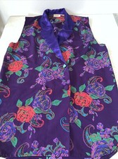 VTG Victorias Secret Gold Label Floral Nightgown Button Up Pajamas Small Dress