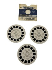 View Master Reels Set Of 3 Reels Westerns Roy Rodgers Hop Cassidy 1950s Original