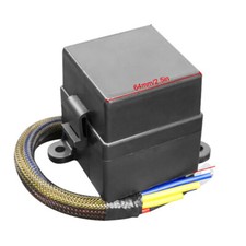 Caja de relé de fusibles precableada para automóvil con 2 piezas relés de 4 pines 80A accesorio de 6 fusibles duradero