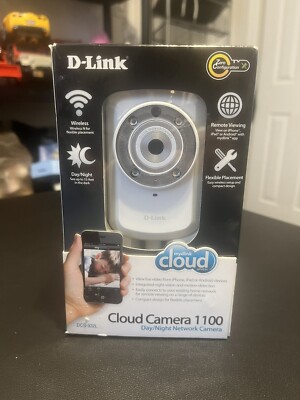 D-LINK Cloud Camera 1100 Day & Night Sound Motion Detection DCS-932L