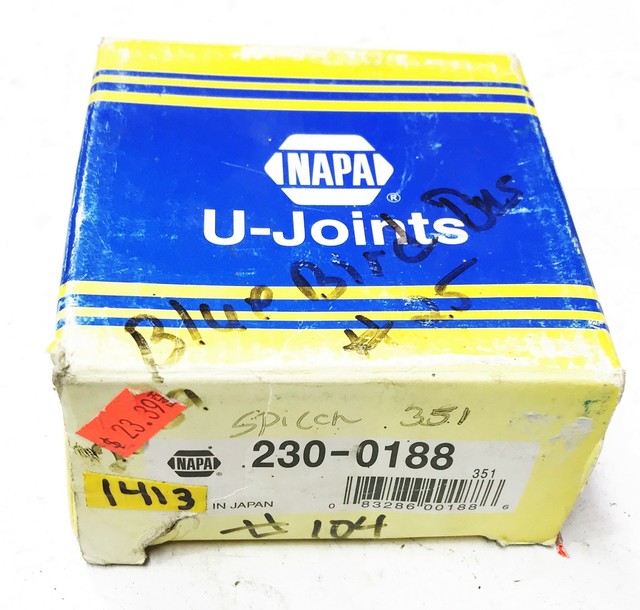 Napa 2300188 Universal Joint UJoint 30188 13/8" OD Bearings 41/4