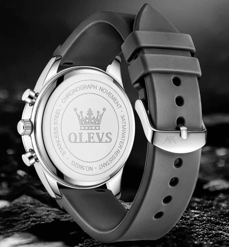 Waterproof Quartz Business Luminous Watch Men OLEVS Luxury Men's Date Strap - Picture 11 of 23