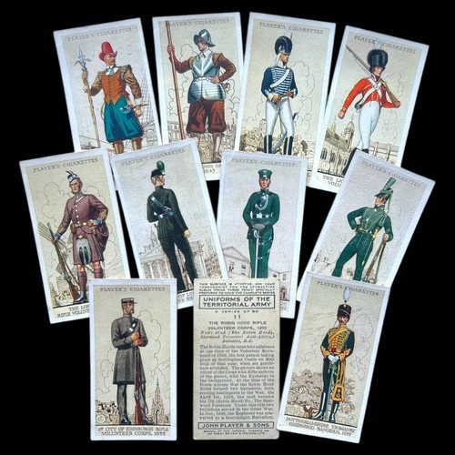 John Player Zigarettenkarten UNIFORMEN DER TERRITORIALARMEE - Wählen Sie Ihre Karte/n