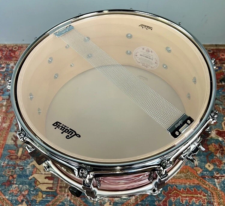 Малый барабан Ludwig 6,5 дюйма x 14 дюймов классический клен - устрично-розовый - Изображение 3 из 3
