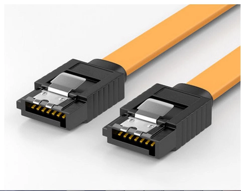 Câble SATA 3 longueur 40cm, Connecteurs droits avec attaches. - Photo 2/2