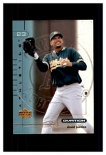 DAVID JUSTICE UPPER DECK 2002 OVATION #23 OAKLAND A,S MINT 