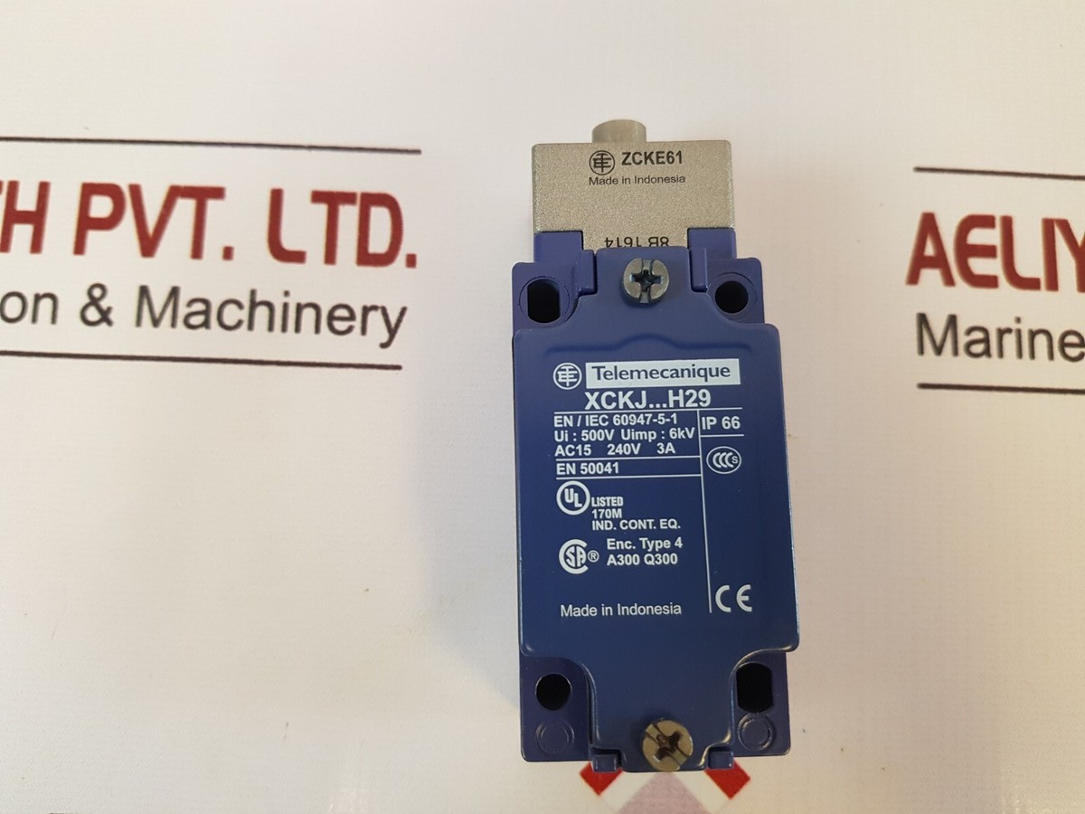 TELEMECANIQUE XCKJ161H29 LIMIT SWITCH IP66 AC15 240V 3A | eBay