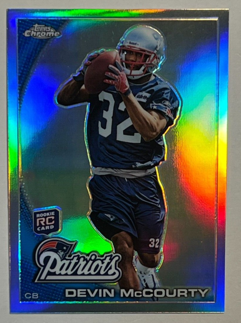 2010 Topps Chrome Football #C32 Devin McCourty RC Rookie Refractor