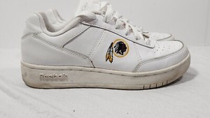 REEBOK RB 507 NFL WASHINGTON REDSKINS MEN\'S SNEAKERS, SIZE 7.5 WHITE Reebok RB 507 NFL Vintage Washington Redskins Commanders Men  main image 4