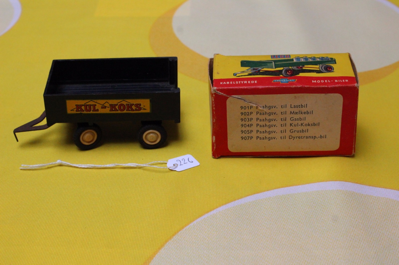 Lego Chevrolet 1/43 Kull & Koks Transport trailer with box 904P | eBay