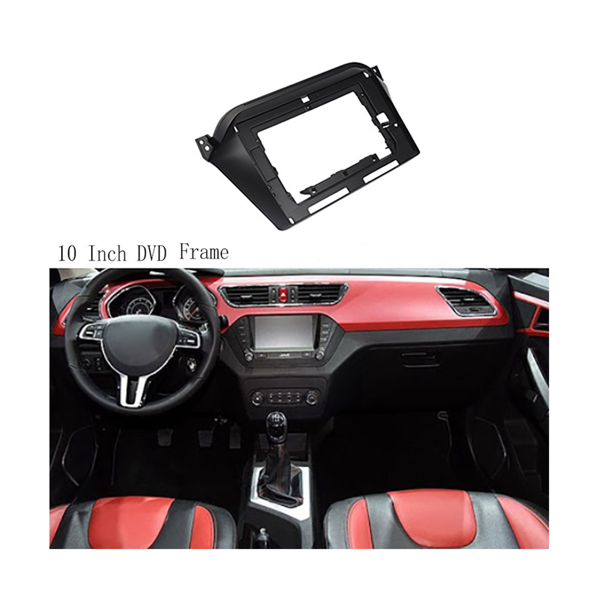 10 Inch Car Fascia Din Car Fascias Frame Audio Fitting Adaptor Facia