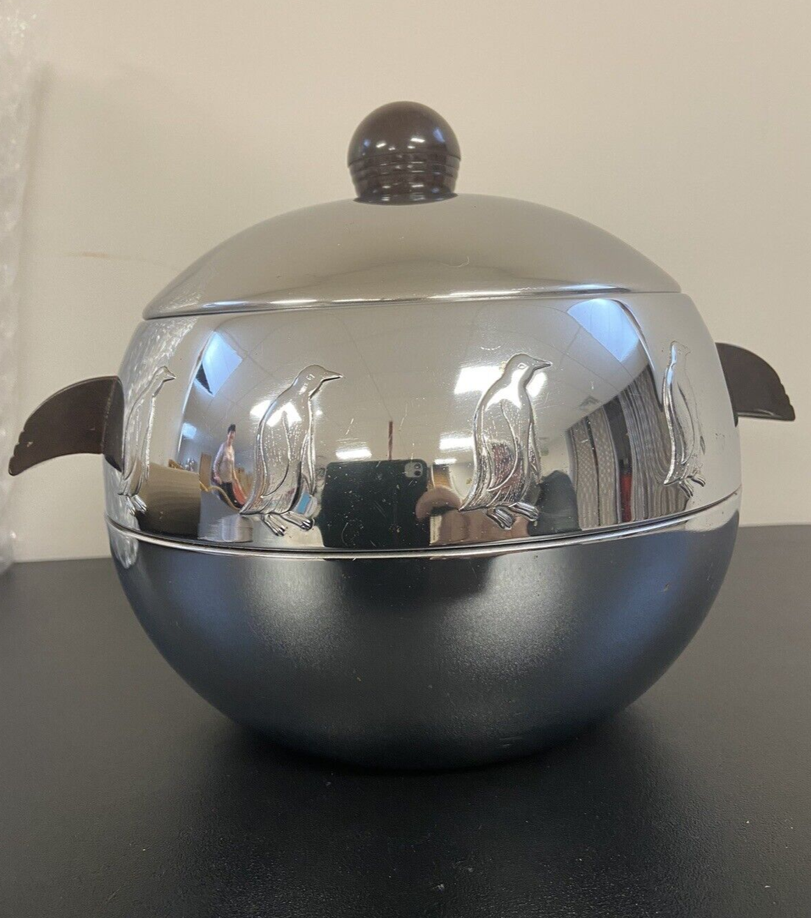 Penguin, West Bend, Hot and Cold Chrome Server, Vintage eBay