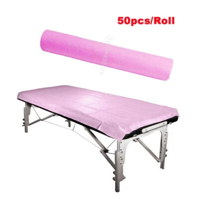 50x Disposable SPA Massage Bedsheet Waterproof Non-woven Beauty Salon Bed Cover