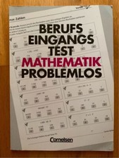 NEU Cornelsen Berufseingangstest Mathematik problemlos Trainingsbuch m. Lösungen