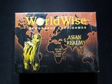 World Wise Geography Card Games Asian Realm Learing Tool New All Ages Family