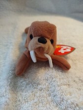 McDonalds Ty Beanie Babies Tusk Walrus 5" From 1999