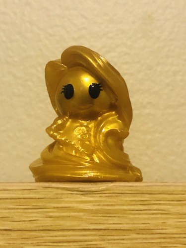 Rapunzel Ooshie Disney Princess Gold Figurine Woolworths Collectable Free Post - Picture 8 of 12