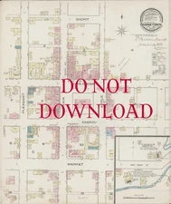 1885  Very Detailed COPY City Map Georgetown  OHIO Perfect for researchers