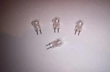 LIONEL PARTS, 19-300 , 14 VOLT . 2 PIN CLEAR BULB 112 (LOT OF 4)