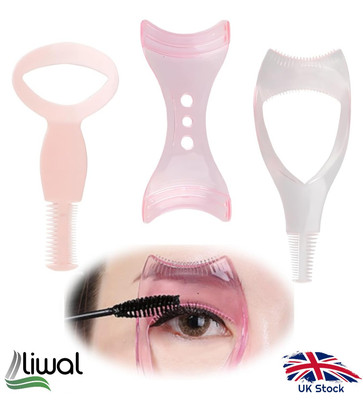 3 Stück Mascara Applikator Schild, Mascara Wimpernschutz Applikator Schutz Werkzeuge UK 