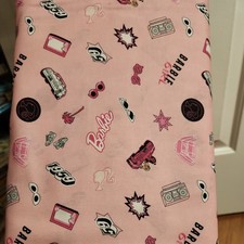 Fabric Sold By The Yard. Barbie.