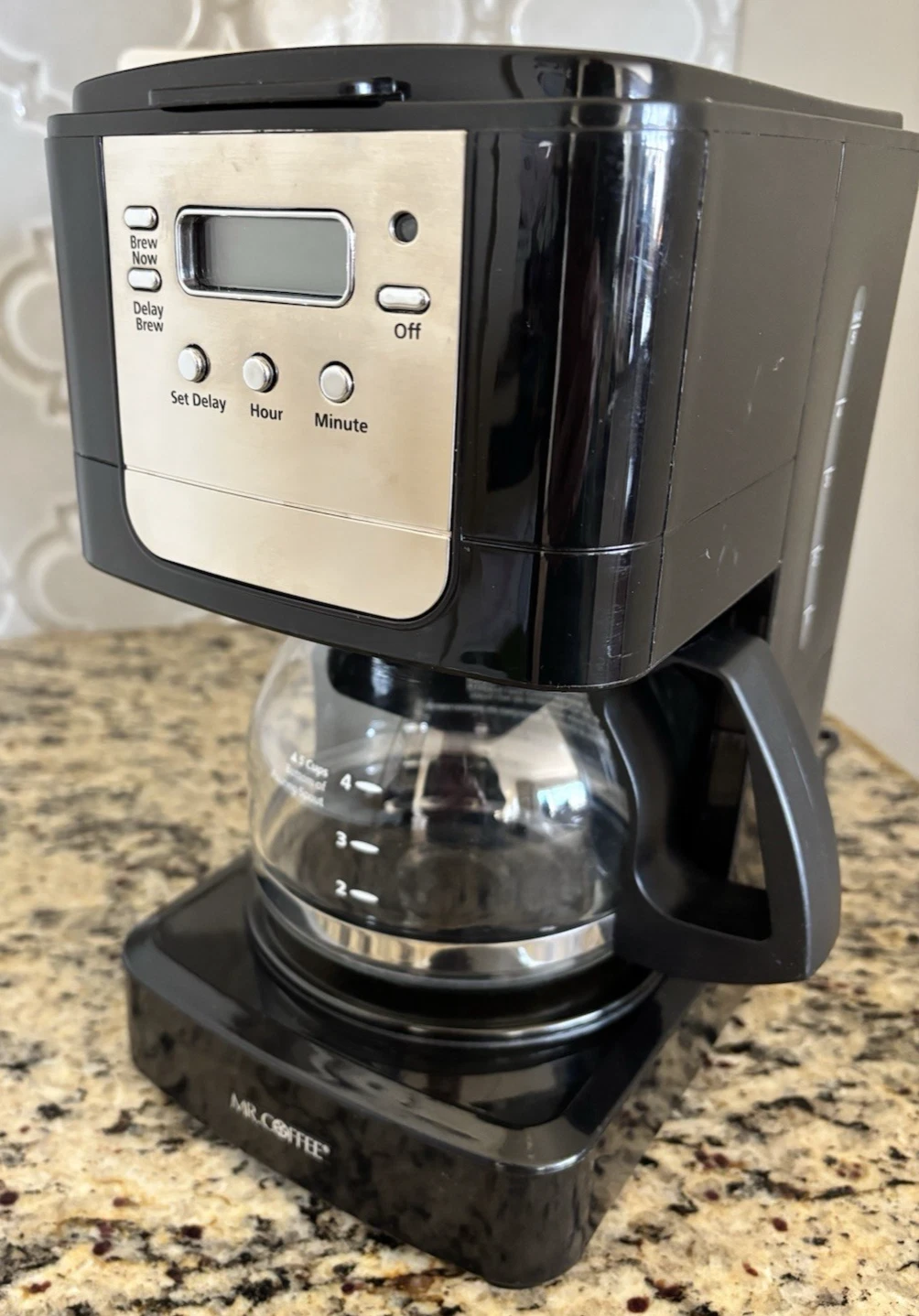 Mr. Coffee jwx3 5 Cup Programmable Coffee Maker w/ Carafe & Basket -TESTED/WORKS