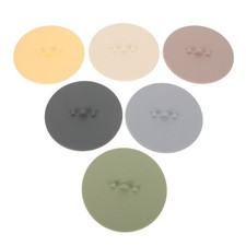 Assorted Color Silicone Cup Covers 4 Inch Reusable Spillproof Lids for Mugs