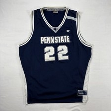 VintagePSU Nittany Lions Basketball Jersey Navy Blue Mens XXL 22 90s Colosseum