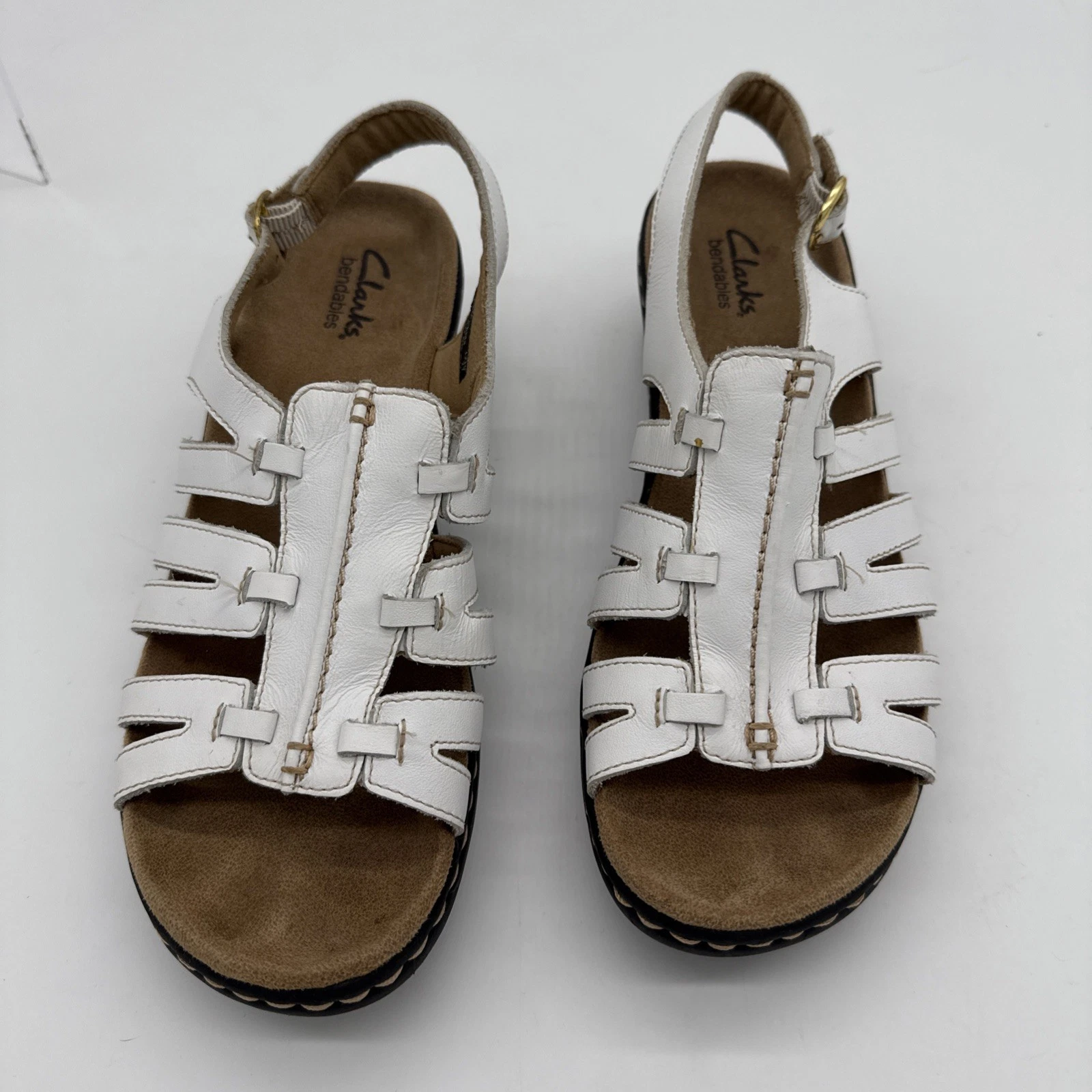 Clarks Collection Sandali in pelle Lexi calendula bianco 8 5M