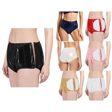 US Women Diaper Cover Brief Adjustable Waist Washable Easy To Clean Underwear